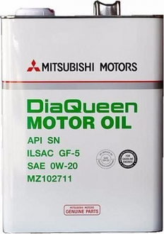 Mitsubishi DiaQueen SN/GF-5 0W20, 4л