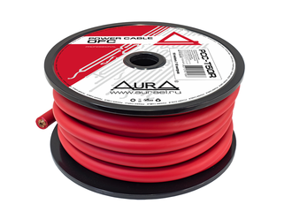 Aura Кабель силовой PCC-T50R TOFC, 0AWG/50мм2, 1 метр, т.красный