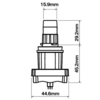 Koito H11 (H8, H16) LED 12V 15W 6500K, комплект 2 шт.