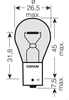 Osram PY21W (оранжевая)